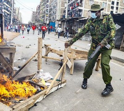 Shops keep doors shut as protests intensify in Kenya