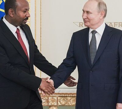 Putin meets Ethiopian PM Abiy Ahmed