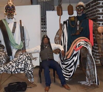 Cameroonian sculptor transforming wastes into arts