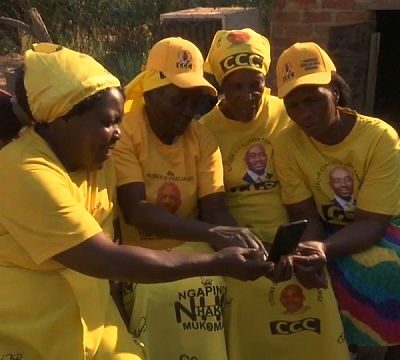In rural Zimbabwe, a group of grandmothers counter election intimidation using WhatsApp