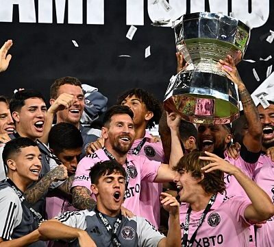 Messi leads Inter Miami to claim first trophy
