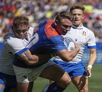 Italy flatters in record opening win over Namibia at Rugby World Cup