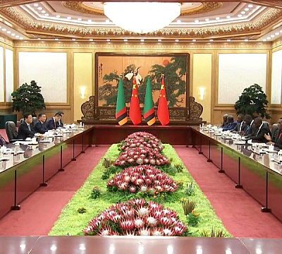 Zambia, China Presidents commit to enhancing trade cooperation as they meet in Beijing