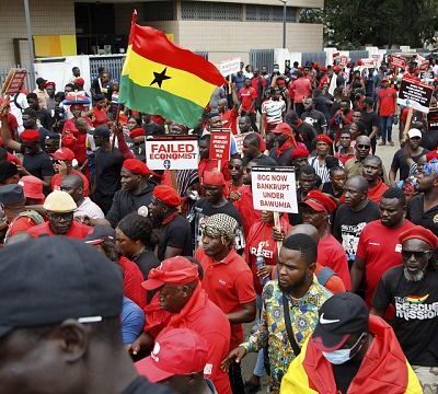 Ghana: opposition led demonstration denounces economic crisis