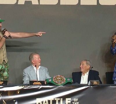 Fury, Ngannou in tough exchange ahead of ‘Battle of the Baddest’ fight