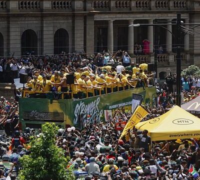 Springbok ‘legends’ start homecoming World Cup victory tour