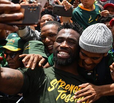 Springboks welcomed by proud Capetonian fans