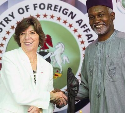 Nigeria, French Foreign Affairs ministers talk regional issues, UN Security council seat