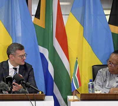 Ukrainian Foreign Minister in South Africa