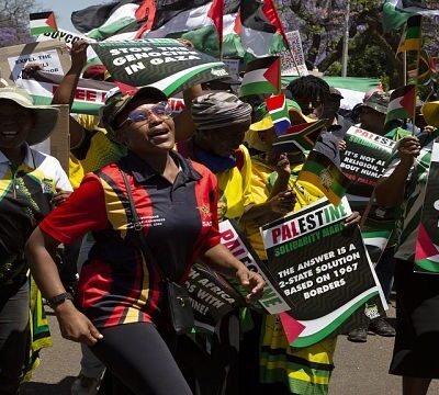 Thousands march in Cape Town in solidarity with Palestinians