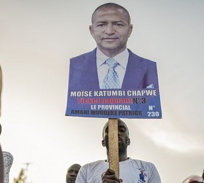 DRC presidential candidate Katumbi holds final campaign rally