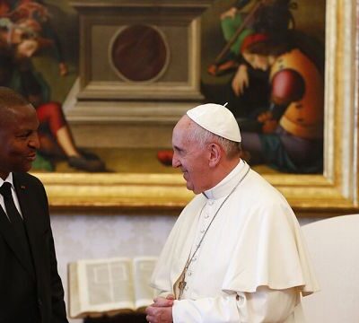 CAR: President Touadéra meets Pope Francis for talks on cooperation and diplomacy