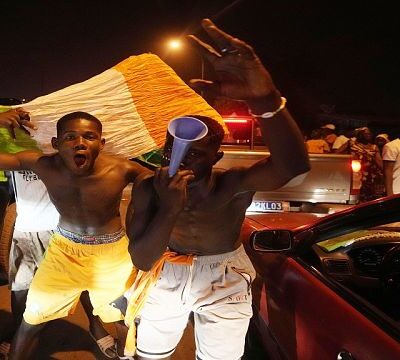 AFCON: Ivorian fans celebrate win against Mali, to proceed to semis