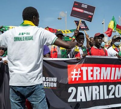 Senegalese citizens rally against presidential election postponement