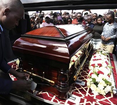 Kenyans pay tribute to Kelvin Kiptum as his casket heads home for burial