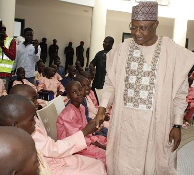 Nigerian parents reunites with their children who were in captivity