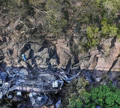 Investigators comb scene of deadly South Africa bus crash