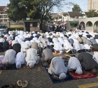 Kenya Muslims pray for Palestinians as they mark end of Ramadan