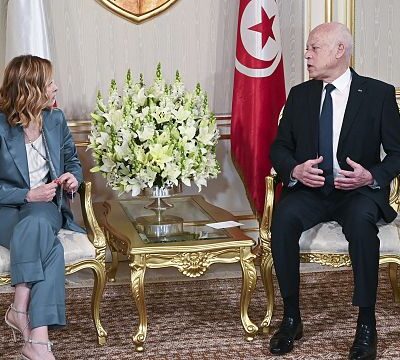 Italian PM Giorgia Meloni visits Tunisia to discuss migration