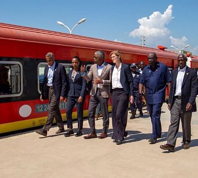 USAID Administrator Samantha Power promotes Lobito corridor investment in Angola
