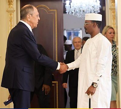 Russian foreign minister wraps Africa tour with working visit in Chad