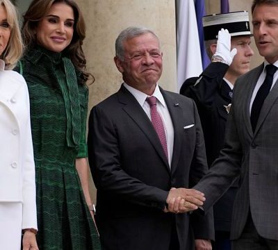 Gaza war high on the agenda as French and Jordanian leaders meet