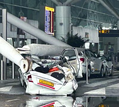 WATCH: Heavy rains cause deadly collapse at Indira Gandhi Airport