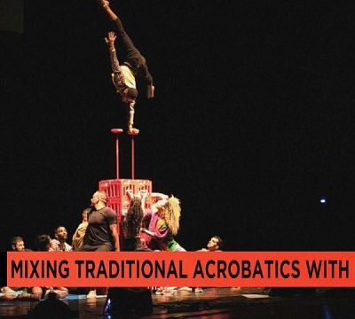 Moroccan troupe mixes traditional acrobatics with dance to captivate crowds