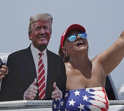 Republican supporters celebrate Trump after near-death incident