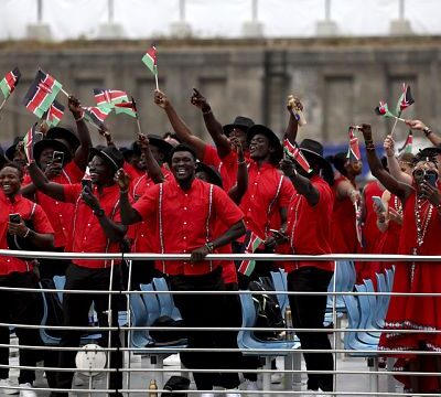 Olympics opening ceremony gets underway along the Seine River in Paris