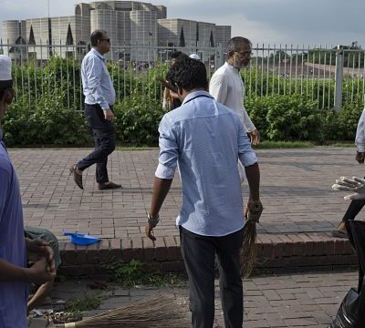 Bangladesh’s president dissolves parliament as protests pause