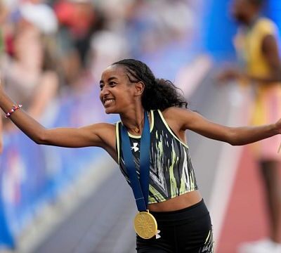 US distance runner in Paris honours family after fleeing Eritrea as a teen