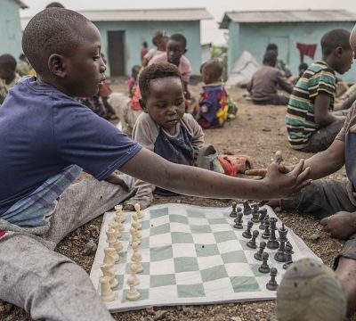 Chess brightening future for displaced children in Congo’s refugee camp