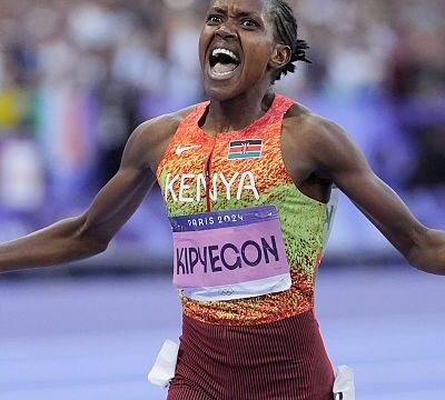 Kenya’s Faith Kipyegon wins third successive Olympic Gold in the 1500m