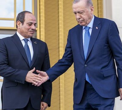 Egypt’s president in Turkey as relations between two countries thaw