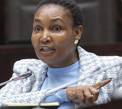 South Africa’s justice minister denies corruption in bank scandal