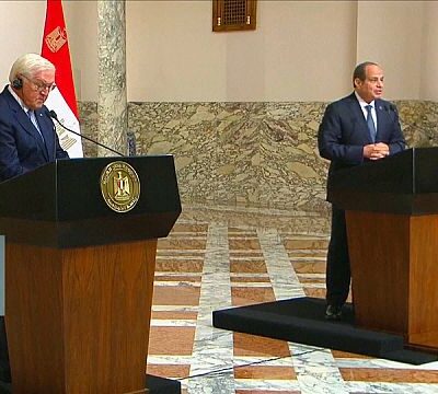 Egyptian, German presidents talk Gaza war, bilateral cooperation