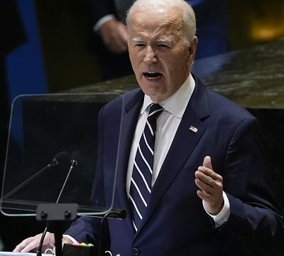 Biden says US must not retreat from the world as Mideast edges toward all-out war