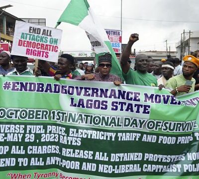 Nigeria turns 64: Tinubu vows “end of tunnel” is near, some protest economic hardship