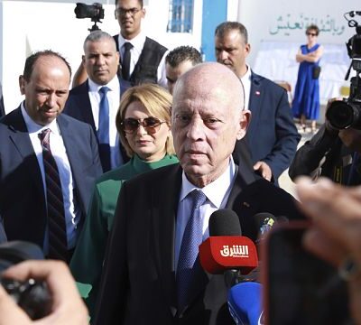 Tunisians head to the polls to vote in presidential election, opposition calls for boycott
