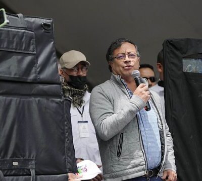 Colombians of African descent march to support vice president