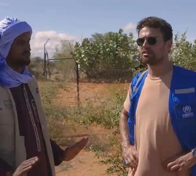 UNHCR Goodwil Ambassador Theo James visits Mbera refugee camp ahead of COP29