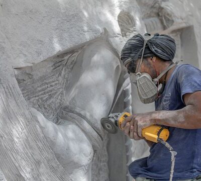 Granite art impresses tourists and residents at Laongo symposium, Burkina Faso