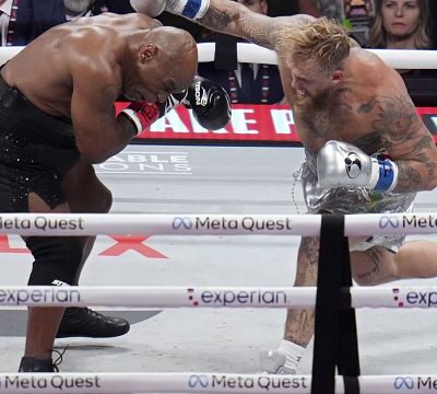 Boos and questions after Jake Paul, 27, beats 58-year-old Mike Tyson