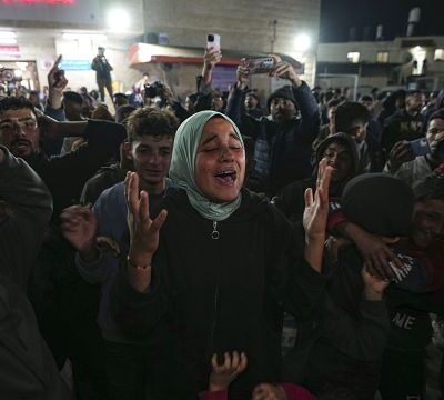 Gaza celebrates as Israel and Hamas reportedly reach ceasefire deal