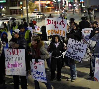 Demonstration against Trump’s anti-immigration policy in L.A.