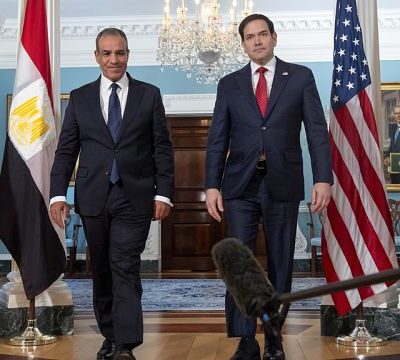 Egypt’s Foreign Minister visits Washington following controversial Trump comments on Gaza