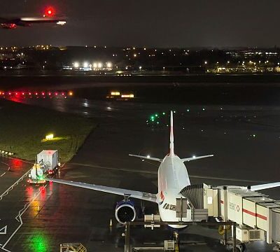 Plane lands at Heathrow as airport resumes limited operations following fire