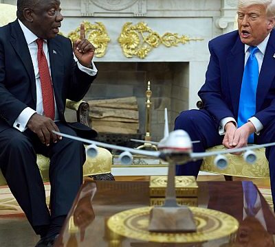 Cyril Ramaphosa pushes back against Trump claim of Afrikaner “genocide”