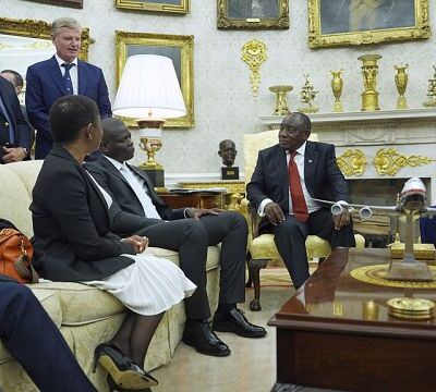 South Africa police minister says Trump’s genocide claim ‘twisted’